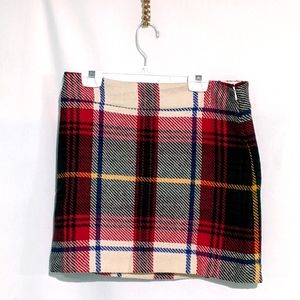 J Crew Plaid skirt
